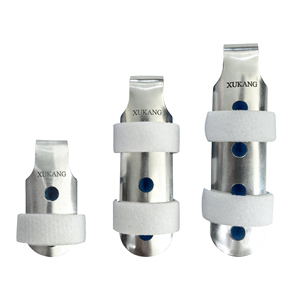 Xukang mềm ngón tay cố định Nẹp hỗ trợ với dây đai nhôm chỉ số trung bị hỏng bảo vệ kim loại Immobilizer Brace - Product Image 1