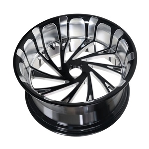 Jantes de moto, en alliage d'aluminium forgé, 18*8,5 pouces, jantes personnalisées pour pneus larges - Product Image 5