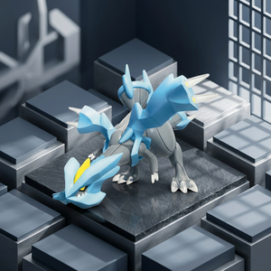 Kit de Modélisme en Plastique Pokémon Kyurem N°21 de Bandai Coréen, Figurine d'Anime à Assembler, Jouet de Collection, Hobby de Gradation AB00005, Vente en Gros - Product Image 2