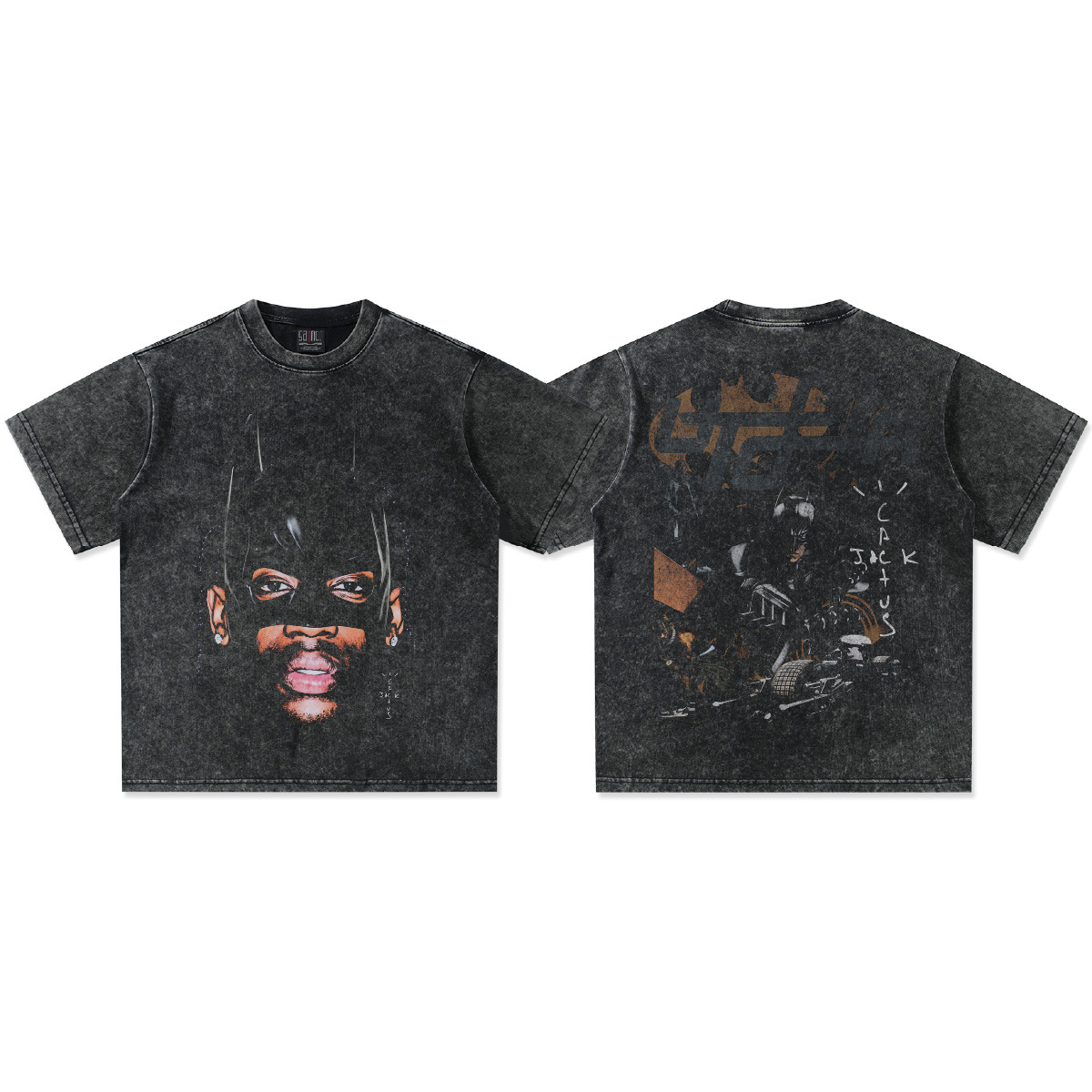 Ts noir lavé Batman