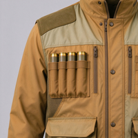 Veste de chasse aux oiseaux en montagne avec coussin de tir