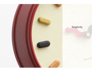 Đồng Hồ Treo Tường Mandelda, Khung Vàng, Trang Trí Phòng Khách, Đồng Hồ Gỗ Phong Cách Cổ Điển Với Kim Acrylic, Tự Chế, Im Lặng, Hiện Đại - Product Image 6