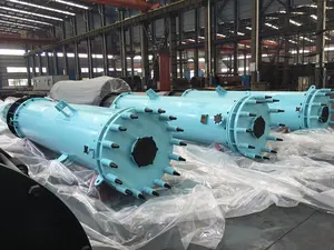 Condensador de grafito impregnado chino calentador evaporación solución concentrada cloruro ferroso a 5 toneladas por hora planta - Product Image 3