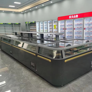 Congélateur coffre à porte vitrée ouverte en haut pour supermarché, pour la crème glacée, avec congélateur automatique sans givre - Product Image 3