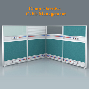 Finanza mobili per ufficio moderni 2 posti tavolo da ufficio divisorio - Product Image 6