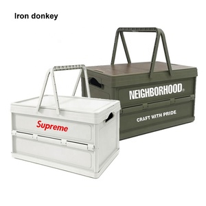 IRONDONKEY 20L 28L 30L 35L 50L 55 L PP équipement de camping détachable en <span class=keywords><strong>bois</strong></span> dessus de table voiture boîte de rangement pliante - Product Image 5
