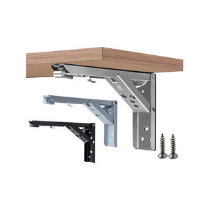 Soportes de Esquina para Montaje en Pared de 90 Grados, Ángulo Triangular de Acero Inoxidable, Soporte de Mesa Ajustable, Soportes Plegables para Estantes - Product Image 4