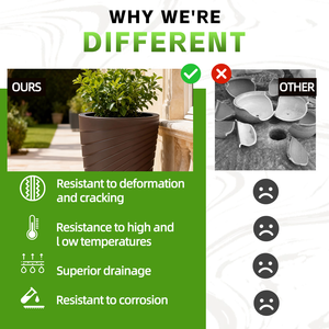 Vasos Para <strong>Plantas</strong> Decoration Planter <strong>Pot</strong> Home Plastic Planters Outdoor Garden <strong>Pots</strong> for Plants - Product Image 2