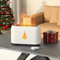 Diffuseur d'arômes ultrasonique à flamme de feu de Noël en gros avec télécommande pour huiles essentielles et humidificateur d'air