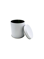 Boîte cylindrique en fer blanc laqué mat personnalisée, hermétique, sans soudure, de qualité alimentaire, écologique, avec couvercle couronne, pour thé, avec logo