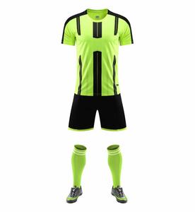 <b>Retro</b> <b>Football</b> Uniform Tops Set Unisex Short Sleeve Striped Polyester Quick Dry Summer Training Competition Customizable Team - Product Image 5
