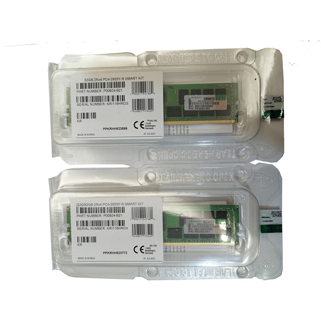 In Stock  P06033-B21 32GB (1x32GB) Dual Rank X4 DDR4 Smart Memory Kit DDR4-3200MT/s 2Rx4 ECC