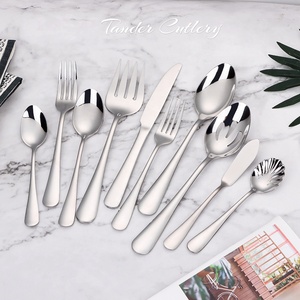 Sang Trọng Cổ Điển 1010 Vàng Thép Không Gỉ Dịch Vụ Đồ Dùng Bơ Dao Dao Phục Vụ Dao Muỗng Nĩa Đặt Tự Chọn Phục Vụ Dao Kéo - Product Image 5