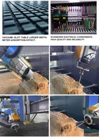 Router CNC de 4 Ejes 1325 con Mesa Empotrada para Tallado de Madera