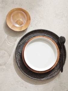 Assiette à petit-déjeuner et à dîner blanche artisanale de marque V <span class=keywords><strong>danoise</strong></span>, style occidental nordique, assiette à steak, motif uni, exquise - Product Image 5