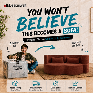 2026 Designs 2-seater Fabric Commercial Sleeper <strong>Brown</strong> Couch Home Theater Living Room <strong>Sofa</strong> <strong>Bed</strong> - Product Image 3
