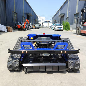 เครื่องตัดหญ้าแบบรีโมทคอนโทรล ใช้เครื่องยนต์เบนซินขนาดเล็ก 125 ซีซี สำหรับงานอุตสาหกรรม ขายดี - Product Image 4