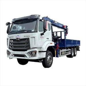 Camion HOWO 6x4 avec grue télescopique de 10, 12 ou 14 tonnes, équipée d'un moteur diesel Weichai, à vendre - Product Image 1