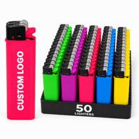 Briquet à gaz en plastique en gros d'usine, briquet de poche pas cher, briquet jetable populaire avec logo personnalisé