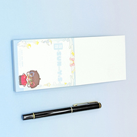 Bloc-notes transparent coloré et créatif pour bloc-notes Notes autocollantes en PET avec papier kraft papier offset en carton Type de facture produit