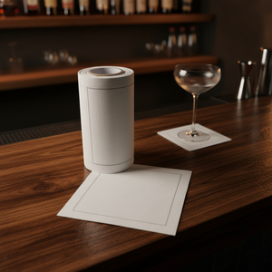 Rollo de Servilletas de Algodón Cuadradas Impresas para Cena, Posavasos Desechables Arrancables, para Fiestas en Casa, Restaurantes, Patrón de Avión, Color Personalizado - Product Image 4