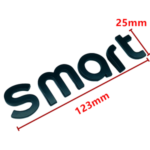 Emblema 3D ABS para Capó Delantero de Coche, Logotipo para Parachoques Trasero, <span class=keywords><strong>Maletero</strong></span>, Adhesivo Decorativo para <span class=keywords><strong>Smart</strong></span> Car - Product Image 2