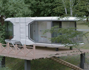 Casa Capsula Spaziale di Lusso, Hotel Prefabbricato Moderno, Casa Mobile per Esterni, Modulo Spaziale Moderno - Product Image 6