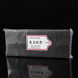 Vente chaude 1000 pièces ongles cils <span class=keywords><strong>Gel</strong></span> dissolvant tampons lingettes fondre <span class=keywords><strong>soufflé</strong></span> dissolvant de vernis jetable outil non pelucheux propre coton - Product Image 4