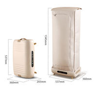 Sèche-linge pliant multifonctionnel portable semi-automatique avec source d'alimentation électrique pour usage domestique en plastique