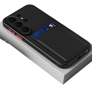 Funda para Teléfono S26 Ultra con Ranura para Tarjetas, Compatible con S25 Plus, <span class=keywords><strong>Color</strong></span> Sólido, con Soporte para Tarjetas S24, Protección Total - Product Image 5