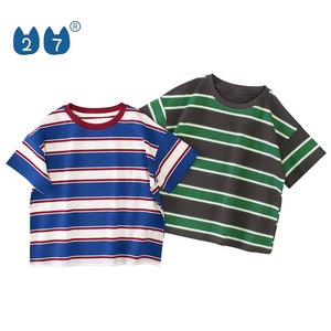 Qualité <span class=keywords><strong>Mode</strong></span> Coton Peigné Garçon Enfants D'été O-cou Vêtements À Manches Courtes - Product Image 1