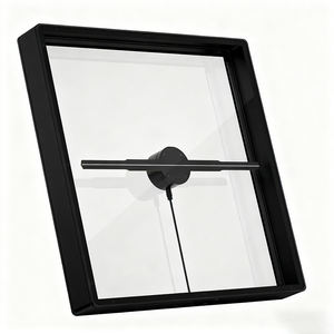 45 cm bis 70 cm OEM/ODM Holografischer Ventilator Business-Anzeigetafel, 3D-LED-Display Hologramm-Ventilator mit quadratischer Abdeckung - Product Image 2