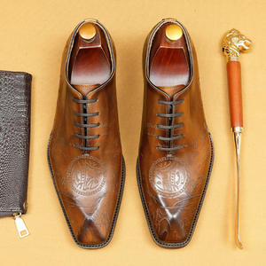 Chaussures basses rétro pour hommes 2025 à lacets et pompons pour le bureau - Product Image 4