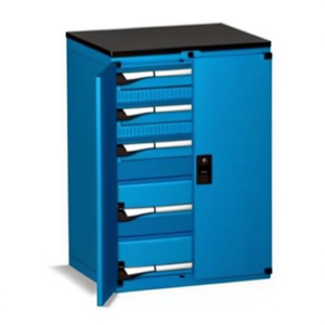 Armoire à tiroirs Fami Master Key Comfort C0-Eh=36x27, 3 tiroirs, 714x598x1023mm, rouge rubis Ral3003, rangement d'outils - Product Image 2