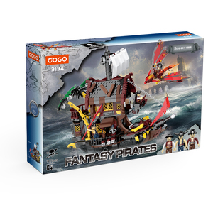 Cogo 827pcs khối xây dựng tự làm tàu gạch Đồ chơi khối đồ chơi trẻ em Xây dựng khối xây dựng bộ - Product Image 5