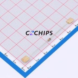 Résistance traversante CR1/8W 5% 36K STB5, composant traversant (THT), D2.3xL3.7mm, film carbone 36kOhm 200V - Product Image 1