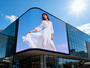 Letrero LED para Exteriores de Alta Definición en Escala de Grises 4K, Resistente al Agua IP66, Legible Bajo la Luz Solar, Funcionamiento Continuo 24/7 para Publicidad en Fachadas de Edificios - Product Image 2