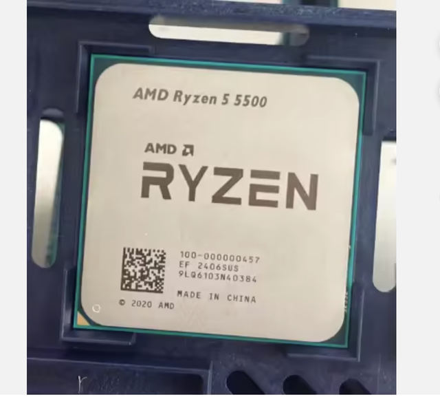 5500 AMD CPU Processor Powerful CPU for Increased Performance Efficiency Everyday Tasks Faster Moving