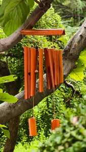 Carillons à vent en bambou, cadeau commémoratif personnalisé, décoration suspendue pour jardin extérieur, fournisseur OEM, usine du Vietnam - Product Image 5
