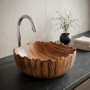 Lavabo de table en céramique de style américain Lavabo classique Lavabo en porcelaine Articles sanitaires décoratifs - Product Image 6
