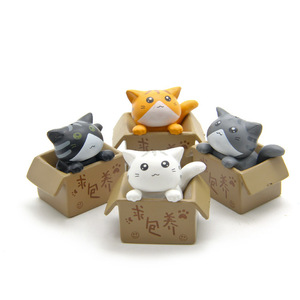 Carino e vivido in <span class=keywords><strong>cerca</strong></span> di gatti Bonsai ornamenti carnosi giardino paesaggio in vaso giardinaggio - Product Image 1