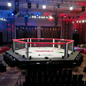 Cage de boxe octogonale MMA Fist F6208, tailles 13 pieds et 30 pieds, construction durable antidérapante, UFC - Product Image 2