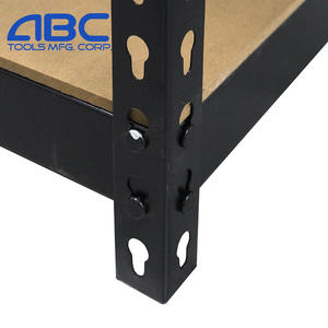 מדפי אחסון ללא ברגים ABCTOOLS בעלי 5 קומות, מפלדה מגולוונת, מתאימים לבית, למוסך, יחידת מדפים ממתכת לאחסון. - Product Image 5