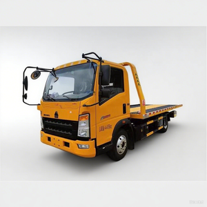 Bon camion de remorquage de lit plat des prix HOWO 4x2 3 tonnes 4 tonnes de dépanneuse de secours de route à vendre - Product Image 1