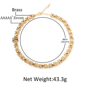 سلسلة ربط الدب الحلو Uwin رائعة القلب ، CZ الموضة الرخيصة السائبة cocker - Product Image 5