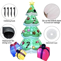 Arbre de Noël gonflable extérieur Offre Spéciale avec lumières LED Décorations de Noël