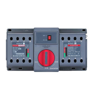 Interruptor de Transferencia Automática de Doble Potencia, Interruptor de Circuito en Miniatura Delixi CDQ3EH-A, Clase CB, Aislamiento, 4P, Tipo PC - Product Image 2