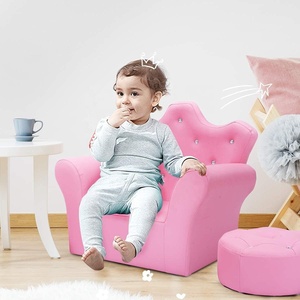 Sofá popular de América del Sur para niños, sofá de princesa con decoración de diamantes, sillón para niños y niñas - Product Image 4