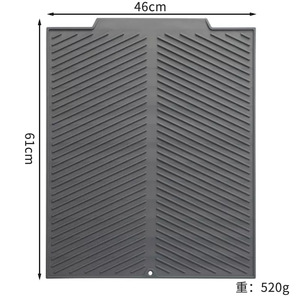 硅胶干燥垫厨房水槽排水板耐热隔热垫防滑排水垫适用于餐具新鲜水果 - Product Image 4