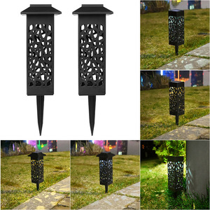 Solar Garden <b>Lights</b> Outdoor Waterproof LED Pathway Lamp For Yard Patio Decor With Solar <b>Panel</b> And Battery Included - Product Image 1